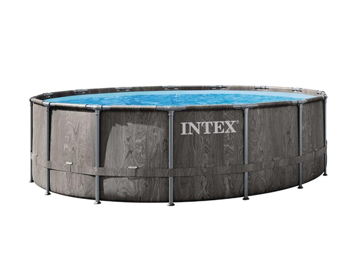 Intex 15FT X 48IN GREYWOOD Prism Frame Premium Pool Set
