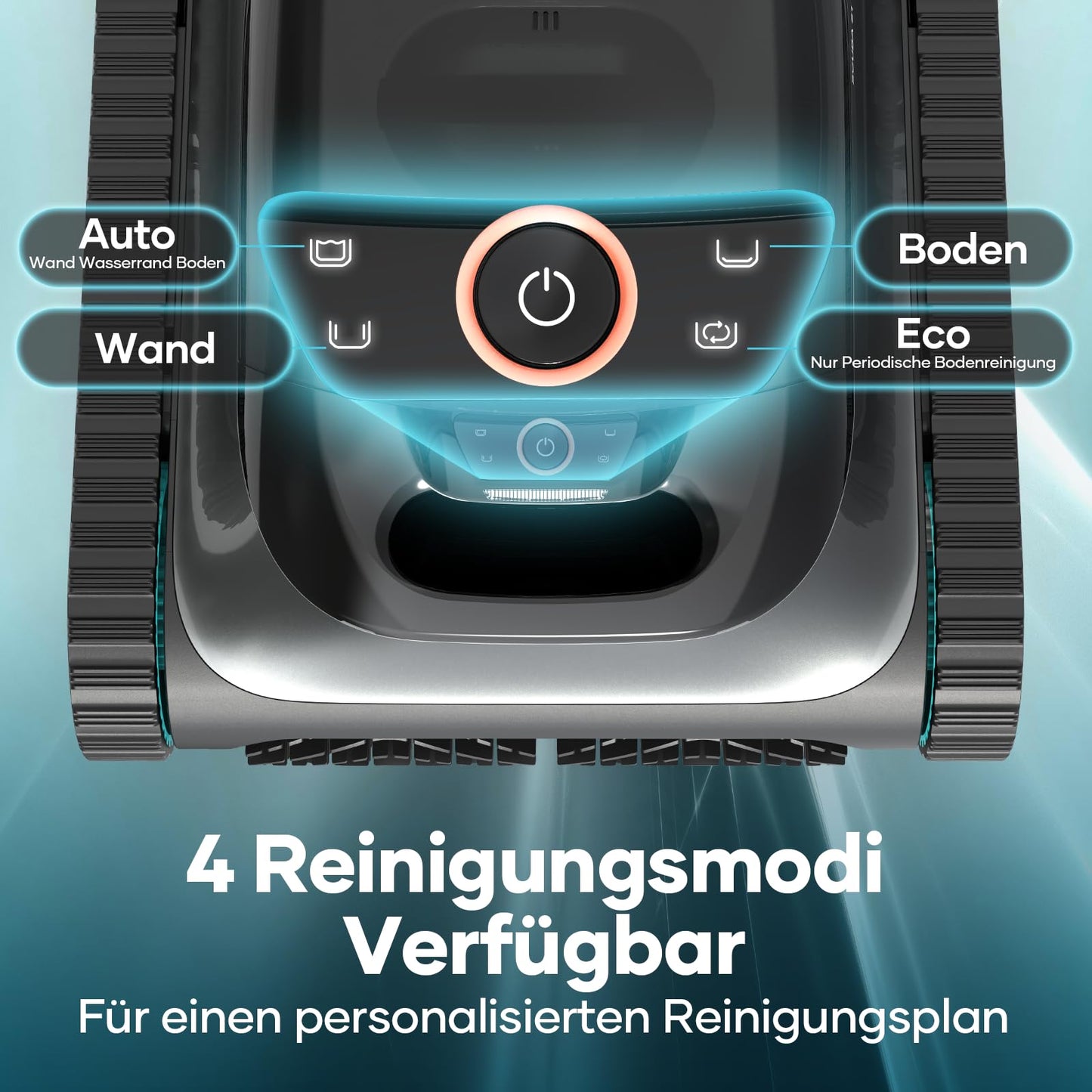 AIPER Scuba S1 - Poolroboter Boden/Wand kabellos, Wandklettern, intelligente Navigation 2.0, 150 Min. Akku, für Einbaupools bis 150m²